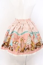 画像3: metamorphose / Brass band catミニスカート  ピンク O-26-05-10-5003-ME-SK-OW-OS (3)