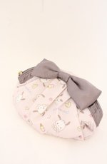 画像1: Maison de FLEUR / Pochacco リボンポーチ  ピンク O-26-05-10-028-LO-ZA-OW-OS (1)