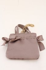 画像2: Maison de FLEUR / ミニダブルリボントートバッグチャーム  ブラウン O-26-05-10-031-LO-ZA-OW-OS (2)