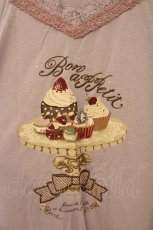 画像2: axes femme / カップケーキプリントチュニック  ラベンダー O-26-05-11-032-AX-TO-IG-OS (2)