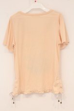 画像3: axes femme / サイドギャザープリントTシャツ  ピンク O-26-05-11-037-AX-TS-IG-OS (3)