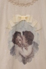 画像2: axes femme / 天使プリントTシャツ M イエロー O-26-05-11-044-AX-TS-IG-OS (2)