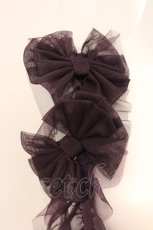 画像2: Vallee lys / Nocturne Tulle Harness  パープル O-26-05-11-050-GO-TO-OW-OS (2)