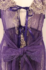 画像2: Vallee lys / Fishtail Lace Gilet  パープル O-26-05-11-051-GO-TO-OW-OS (2)