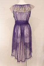 画像5: Vallee lys / Fishtail Lace Gilet  パープル O-26-05-11-051-GO-TO-OW-OS (5)
