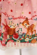 画像2: metamorphose / もりのおはなしスカート  ピンク O-26-05-11-056-ME-SK-OW-OS (2)