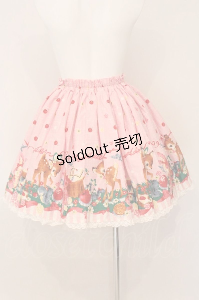 画像5: metamorphose / もりのおはなしスカート  ピンク O-26-05-11-056-ME-SK-OW-OS (5)