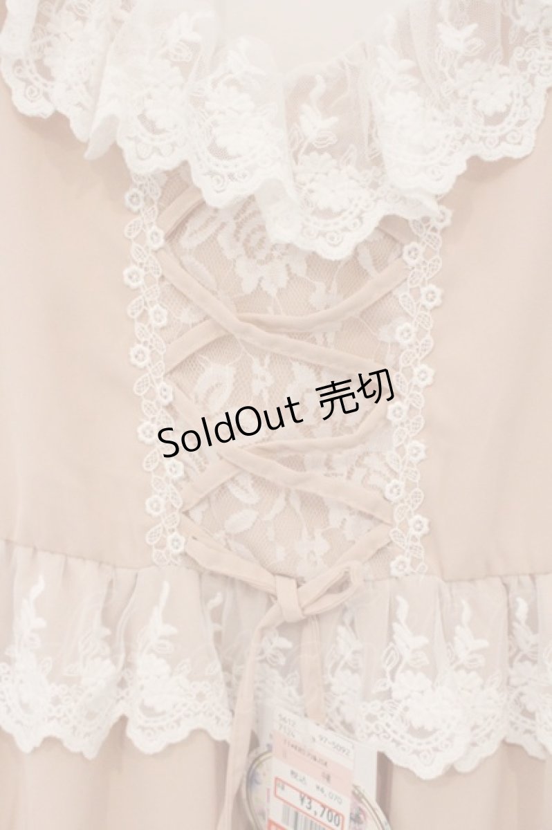 画像2: Princess Flower Garden / TT＊KRSフリルジャンパースカート LL ピンク O-26-05-11-007-LO-TO-OW-OS (2)