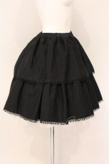 画像3: Sheglit / シャンブレーティアードスカート M ブラック×ラメネイビー O-26-05-11-062-EL-SK-IG-OS (3)