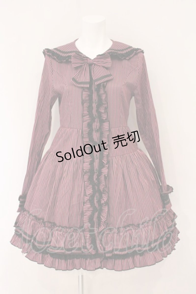 画像1: PUTUMAYO / 王冠刺繍セーラーワンピース  ピンク O-26-05-11-063-PT-OP-OW-OS (1)