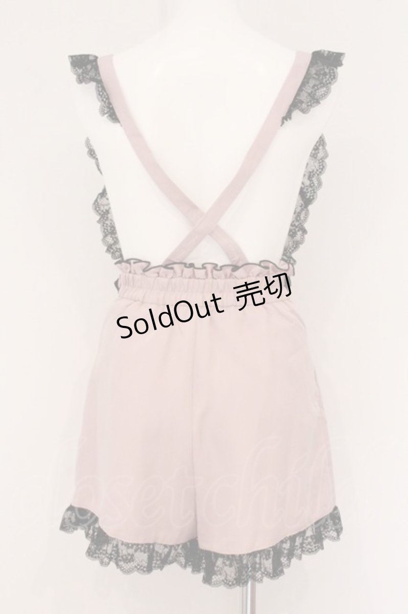 画像3: DearMyLove / キラキラハートショルダーレースショートパンツ S ピンク O-26-05-11-066-GO-PA-IG-OS (3)