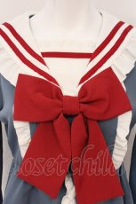 画像2: DearMyLove / セーラーフリルアイドルセットアップ S ブルー×シロ O-26-05-11-068-GO-OP-IG-OS (2)