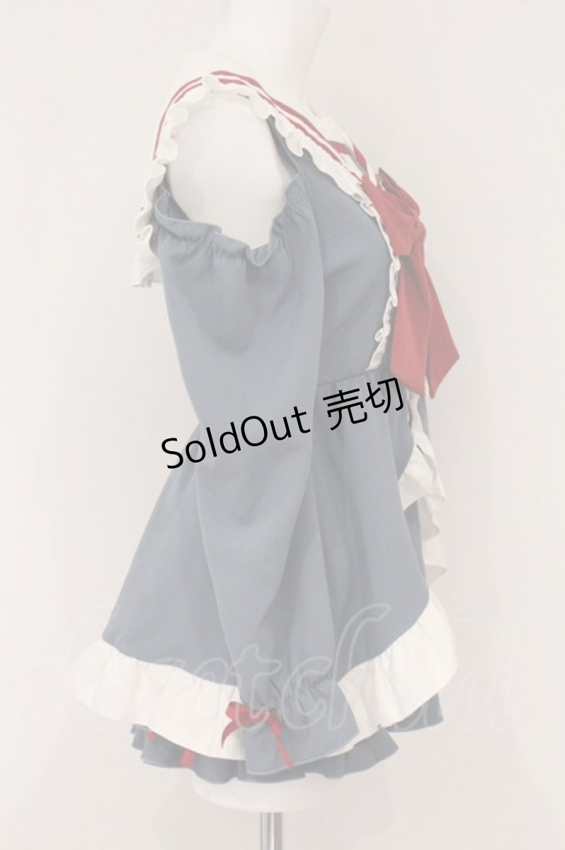 画像3: DearMyLove / セーラーフリルアイドルセットアップ S ブルー×シロ O-26-05-11-068-GO-OP-IG-OS (3)