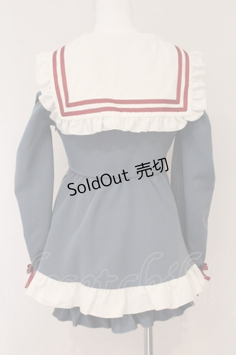 画像4: DearMyLove / セーラーフリルアイドルセットアップ S ブルー×シロ O-26-05-11-068-GO-OP-IG-OS (4)