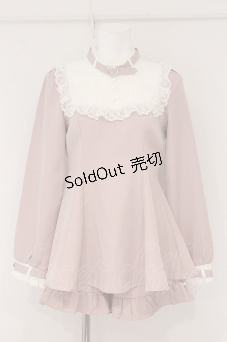 画像1: DearMyLove / ハートチョーカーヨークセットアップ S ピンク O-26-05-11-069-GO-OP-IG-OS (1)