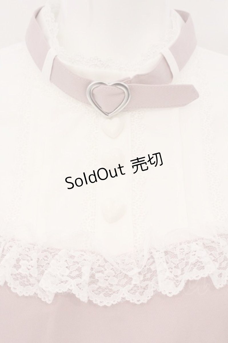 画像2: DearMyLove / ハートチョーカーヨークセットアップ S ピンク O-26-05-11-069-GO-OP-IG-OS (2)