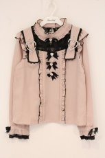 画像1: Dear My Love / ハートベルトチョーカービジューブラウス M ピンク O-26-05-11-072-LO-BL-IG-OS (1)