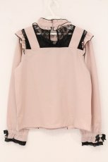 画像4: Dear My Love / ハートベルトチョーカービジューブラウス M ピンク O-26-05-11-072-LO-BL-IG-OS (4)