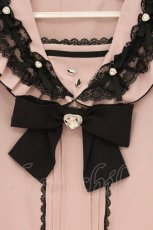 画像2: DearMyLove / ハートリボンたっぷりフリルセーラーブラウス M ピンク O-26-05-11-075-GO-BL-IG-OS (2)