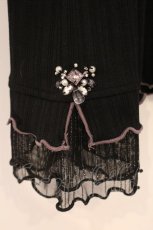 画像2: axes femme / ラメチュールメロープルオーバー F クロ O-26-05-11-012-AX-TO-OW-OS (2)