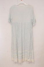 画像4: PINK HOUSE / コットンレース使いワンピース  サックス O-26-05-11-020-LO-OP-OW-OS (4)