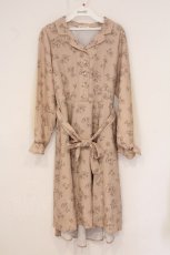 画像1: axes femme / チュール袖シャツワンピース M ベージュ O-26-05-11-023-AX-OP-OW-OS (1)