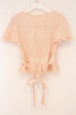 画像3: axes femme / Vネックフリルショートボレロ M ピンク O-26-05-11-024-AX-TO-OW-OS (3)