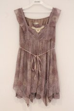 画像1: axes femme / カラーオーナメントチュニック M ラベンダー O-26-05-11-031-AX-TO-IG-OS (1)