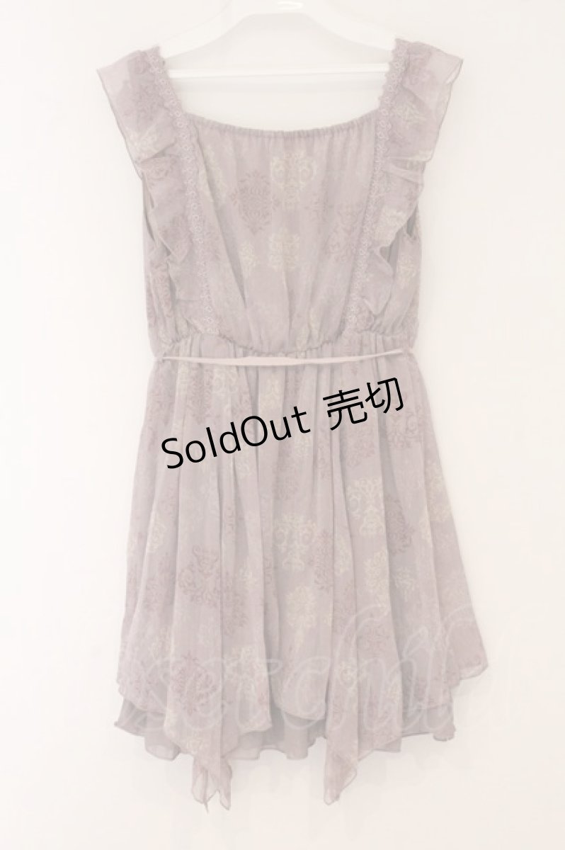 画像3: axes femme / カラーオーナメントチュニック M ラベンダー O-26-05-11-031-AX-TO-IG-OS (3)