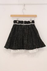 画像3: DearMyLove / レースハートビジューベルトスカート S クロ O-26-05-12-003-GO-SK-IG-OS (3)