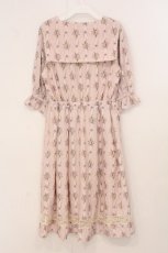 画像3: axes femme / ブーケリボン柄セーラーワンピース  ピンク O-26-05-12-031-AX-OP-IG-OS (3)