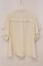 画像3: axes femme / ブーケリボン刺繍ブラウス  アイボリー×ミント O-26-05-12-033-AX-BL-IG-OS (3)