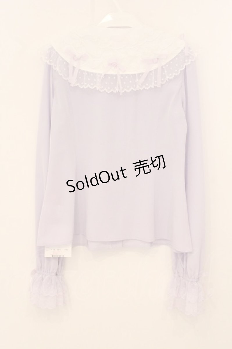 画像5: Angelic Pretty / Airy Frillブラウス  ラベンダー×シロ O-26-05-12-056-AP-BL-IG-OS (5)
