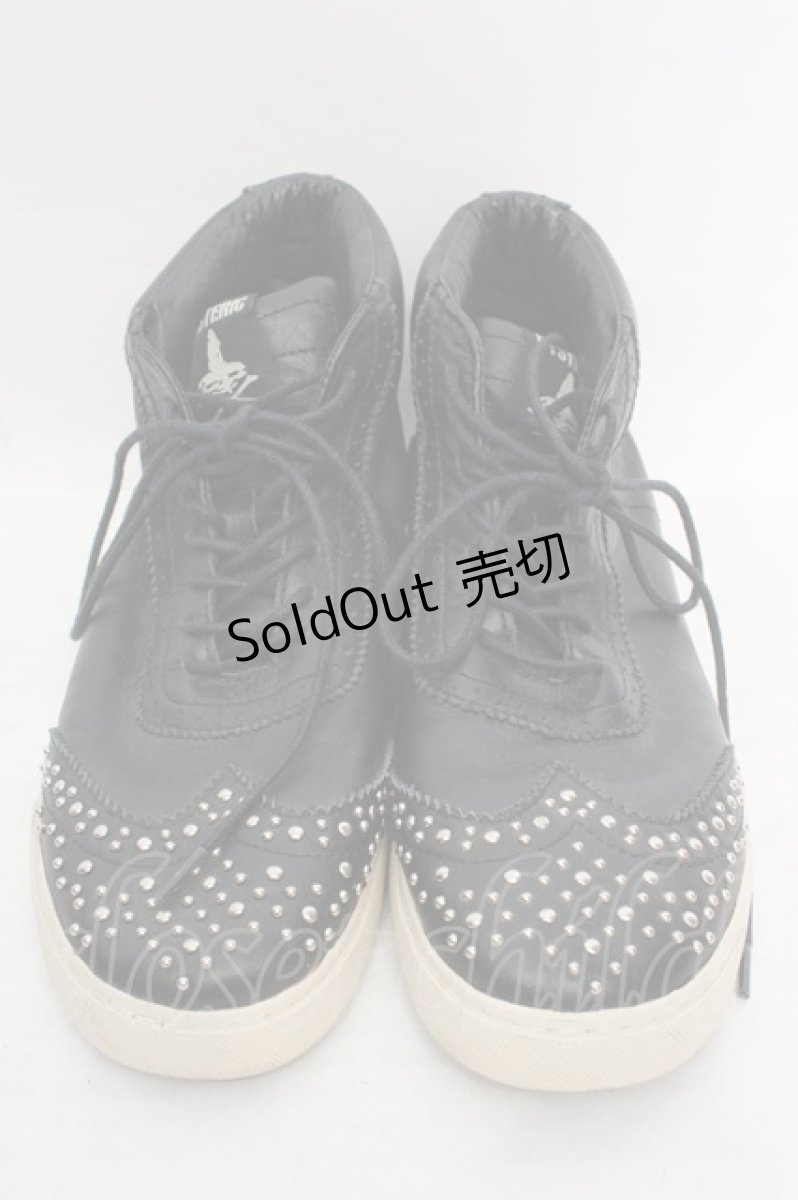 画像2: HYSTERIC GLAMOUR / レザースニーカー サイズ アウトソール26.5cm ブラック O-26-05-12-1042-PU-SH-IG-ZTK060 (2)