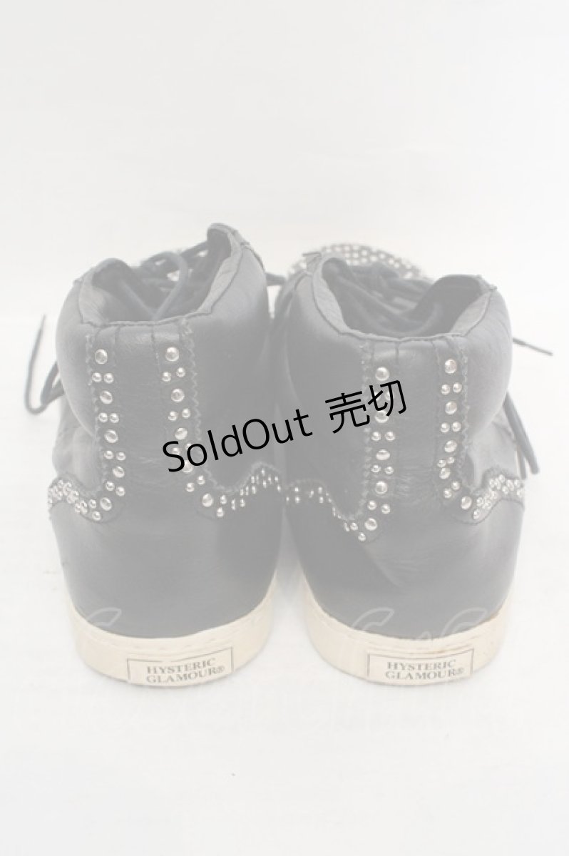 画像3: HYSTERIC GLAMOUR / レザースニーカー サイズ アウトソール26.5cm ブラック O-26-05-12-1042-PU-SH-IG-ZTK060 (3)