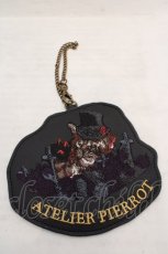 画像1: ATELIER PIERROT / パスケース  ブラック O-26-05-12-1044-EL-ZA-IG-OS (1)