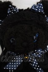 画像2: BABY,THE STARS SHINE BRIGHT / ねこくみゃポシェット  クロ×青目×ブルーリボン O-26-05-12-1054-BA-BG-OW-OS (2)