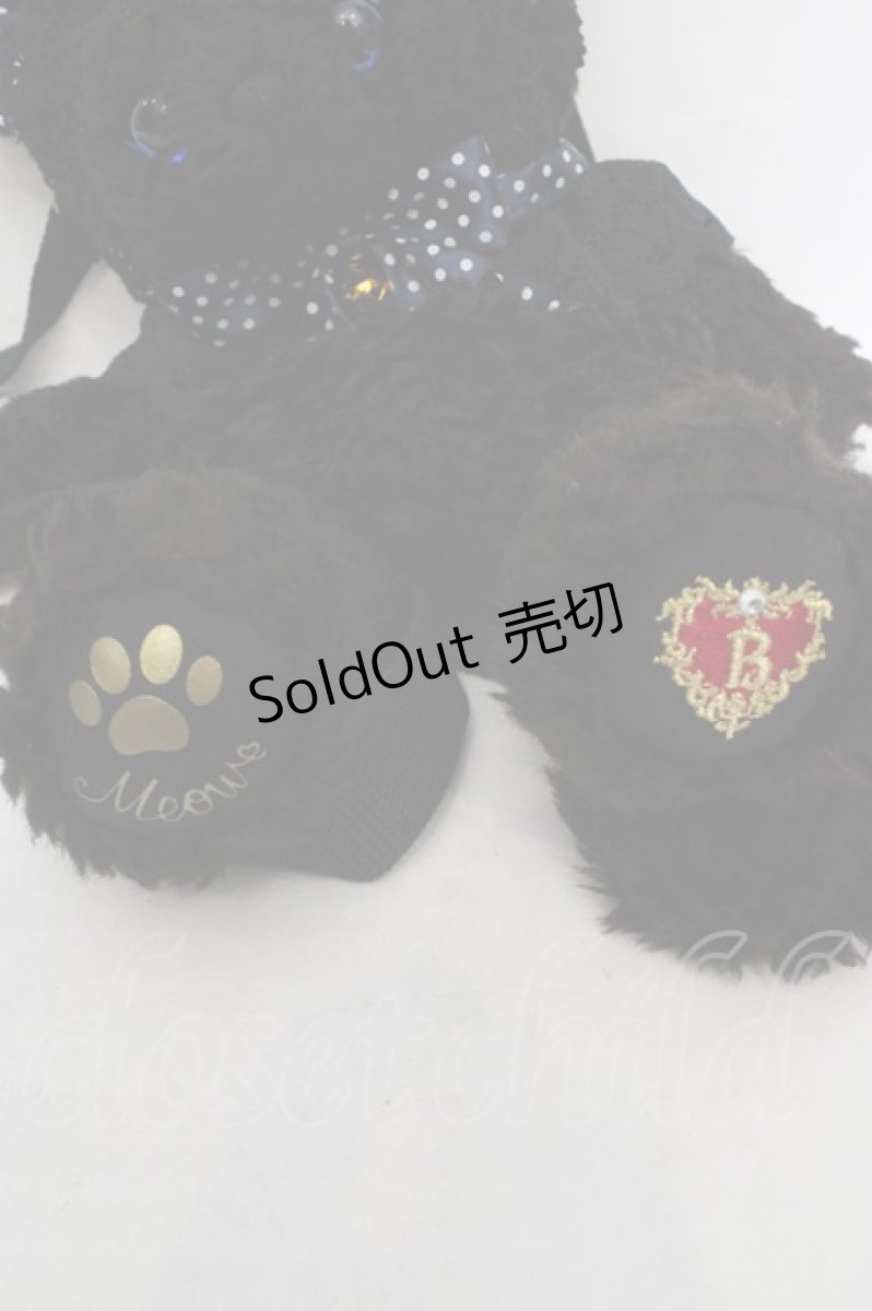 画像3: BABY,THE STARS SHINE BRIGHT / ねこくみゃポシェット  クロ×青目×ブルーリボン O-26-05-12-1054-BA-BG-OW-OS (3)