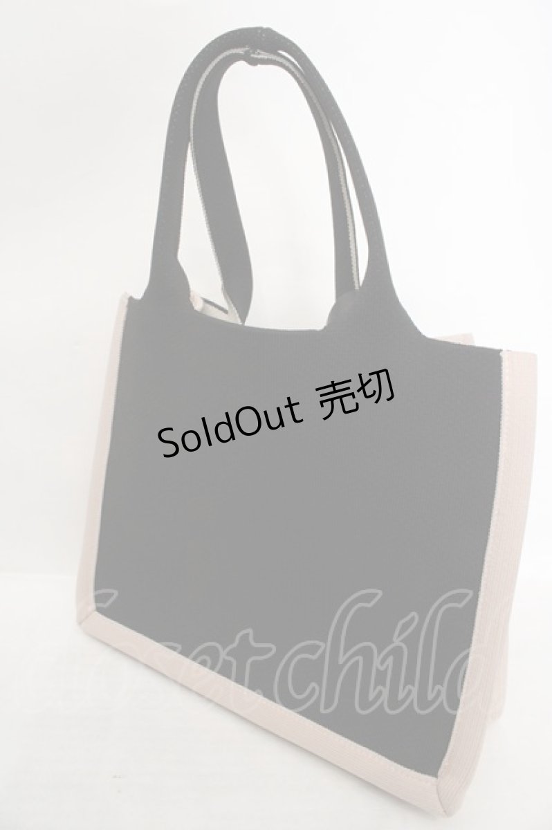 画像2: m petit by misako / サンリオキャラクターズコラボニットトートバッグ  クロ マイメロディ クロミ O-26-05-12-1059-LO-BG-IG-ZTK058 (2)