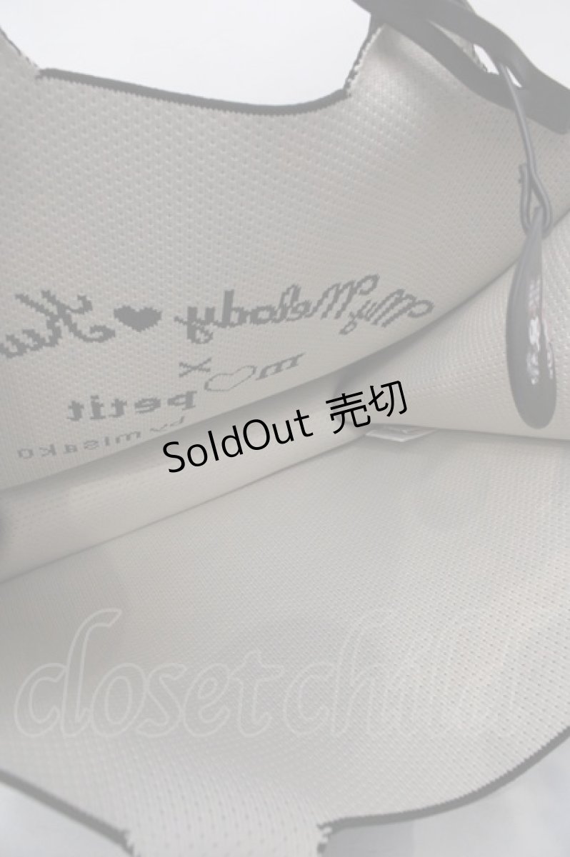 画像3: m petit by misako / サンリオキャラクターズコラボニットトートバッグ  クロ マイメロディ クロミ O-26-05-12-1059-LO-BG-IG-ZTK058 (3)