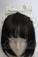 画像2: Innocent World / フリルサテンリボンカチューシャ  キナリ O-26-05-12-1001-IW-AC-OW-OS (2)