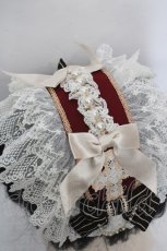 画像2: BABY,THE STARS SHINE BRIGHT / Margarethaカチューシャ  ワイン×オフシロ×ブラウン O-26-05-12-1012-BA-AC-IG-OS (2)