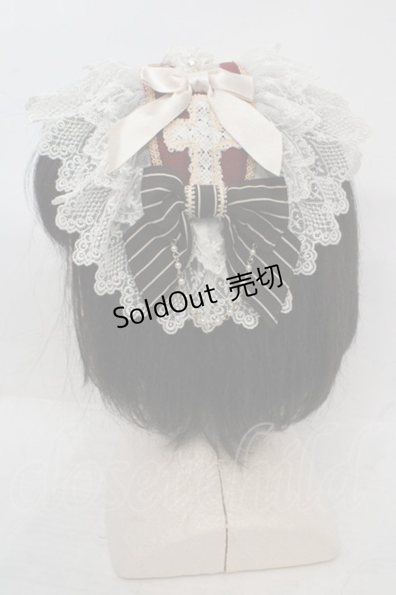 画像3: BABY,THE STARS SHINE BRIGHT / Margarethaカチューシャ  ワイン×オフシロ×ブラウン O-26-05-12-1012-BA-AC-IG-OS (3)