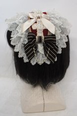 画像3: BABY,THE STARS SHINE BRIGHT / Margarethaカチューシャ  ワイン×オフシロ×ブラウン O-26-05-12-1012-BA-AC-IG-OS (3)