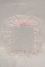 画像2: LAFARY / はしごレースチェキホルダー  シロ×ピンク O-26-05-12-1026-LO-ZA-IG-OS (2)