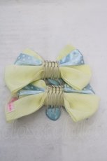 画像2: Angelic Pretty / カラフルDotリボンコーム  イエロー×サックス O-26-05-12-1038-AP-AC-IG-OS (2)