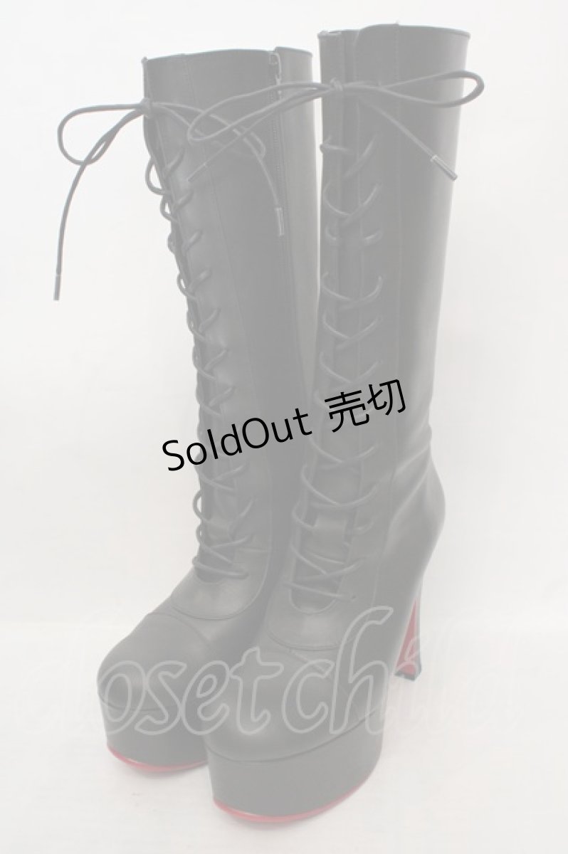 画像1: Na+H / ブーツ L ブラック O-26-05-12-1039-PU-SH-IG-OS (1)