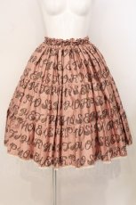 画像1: metamorphose / Romantic alphabet 3段フリルスカート  ピンク O-26-05-12-070-ME-SK-IG-OS (1)