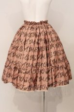 画像4: metamorphose / Romantic alphabet 3段フリルスカート  ピンク O-26-05-12-070-ME-SK-IG-OS (4)