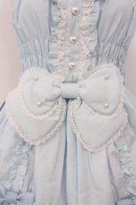 画像3: Angelic Pretty / ぷくぷくハニーシャーリングジャンパースカート  サックス O-26-05-12-071-AP-OP-IG-OS (3)